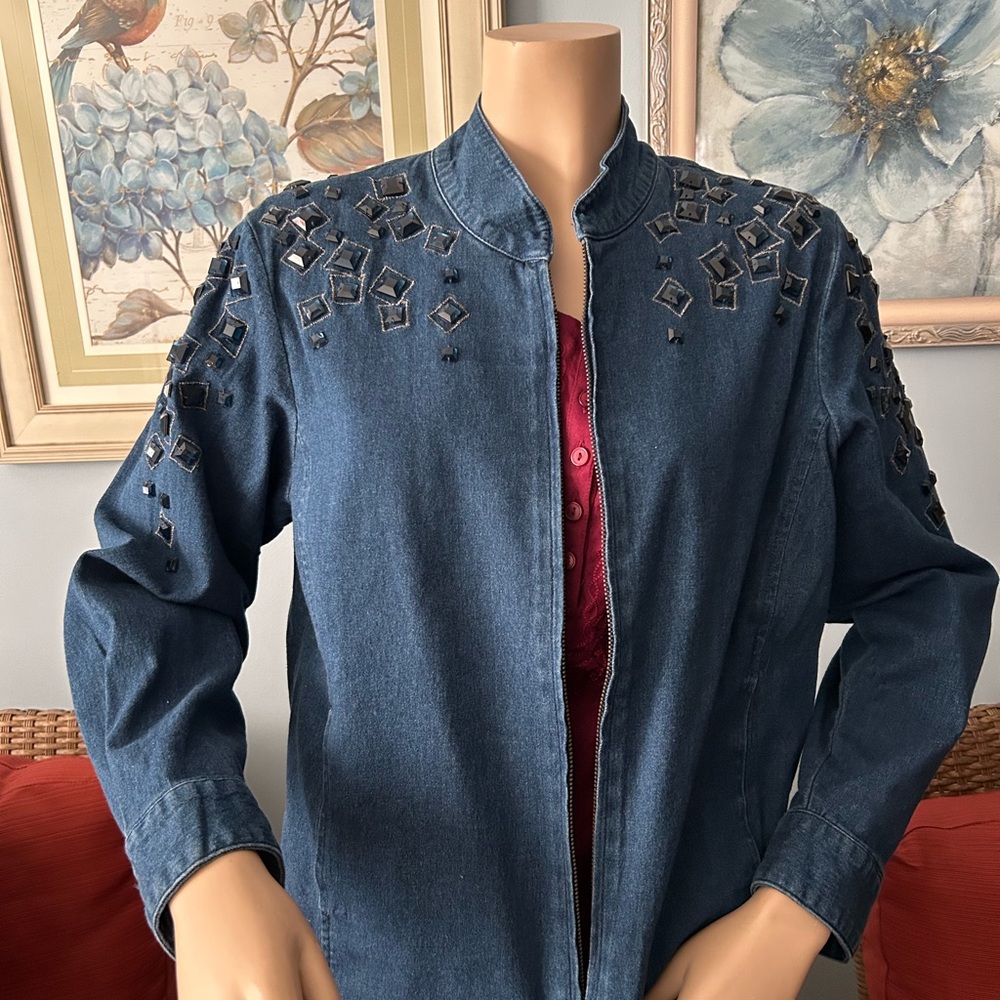 Embellished Denim Jacket